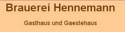 Logo Brauerei Hennemann