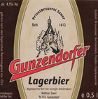 Logo Gunzendorfer Lagerbier
