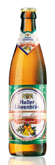 Logo Haller Löwenbräu Weihnachtsbier