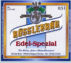 Logo Rösslebräu Edel-spezial